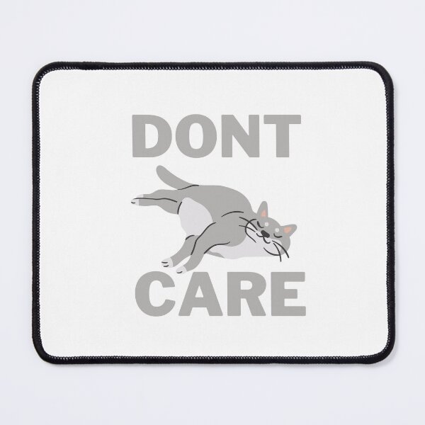 Item preview, don't care , cat  designed and sold by DeluxBee.