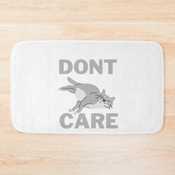 Item preview, don't care , cat  designed and sold by DeluxBee.