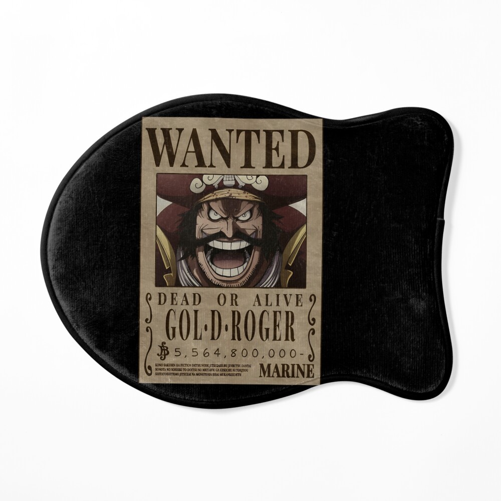 Gold Roger One Piece Wanted Poster Art Board Print for Sale by