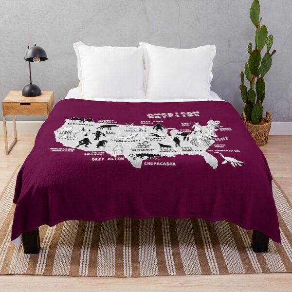 Item preview, Map Of Cryptids In The USA Jigsaw Puzzle 	 designed and sold by xoowjwyjx0.