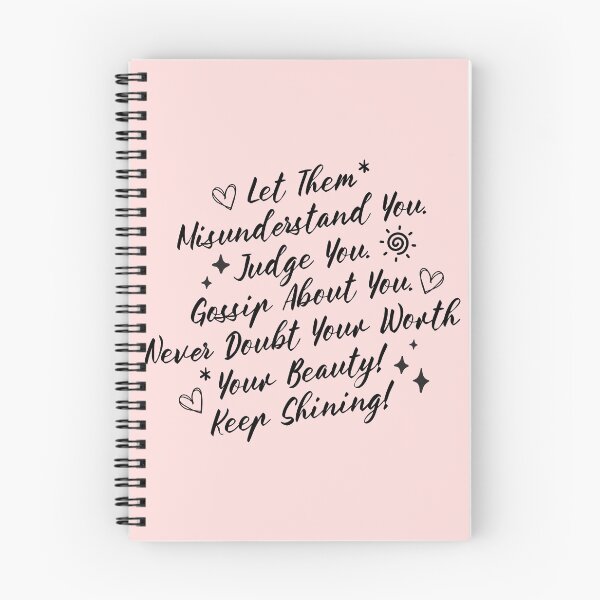 Item preview, Let Them Misunderstand You Judge You Gossip About You Never Doubt Your Worth Your Beauty Keep Shining designed and sold by simmoredsign.