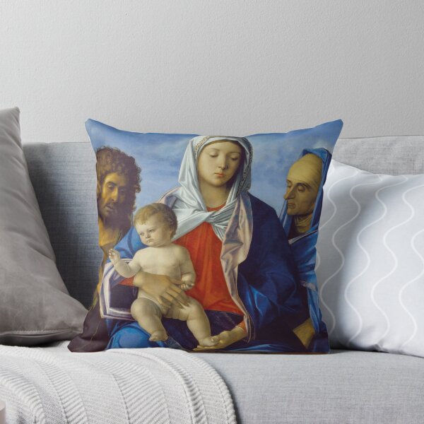 Artikelvorschau, Giovanni Bellini, Madonna mit Kind, Johannes dem Täufer und der heiligen Elisabeth entworfen und verkauft von Mauswohn.
