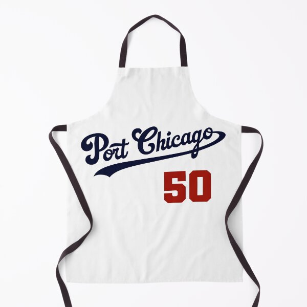 Port Chicago 50 Graphic (Navy/Red) Apron