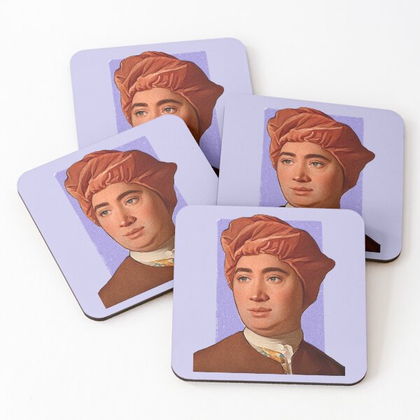 Item preview, Scottish Philosopher David Hume - purple - illustration  designed and sold by Litstoy.