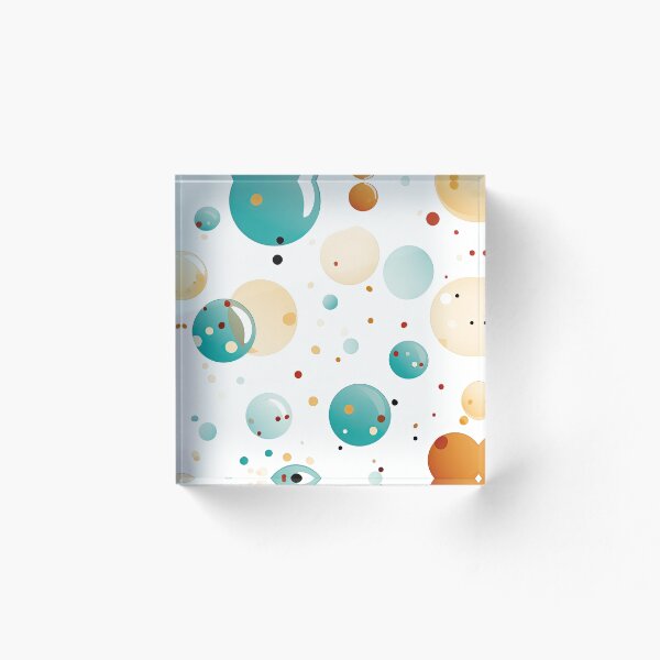 Item preview, Colorful bubbles on white background designed and sold by libanmax.
