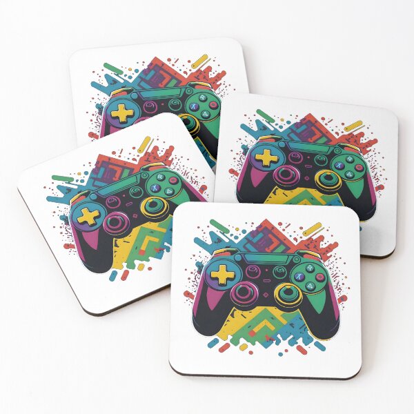 Item preview, Gamble with a colorful gaming controller designed and sold by BearsAndSkulls.