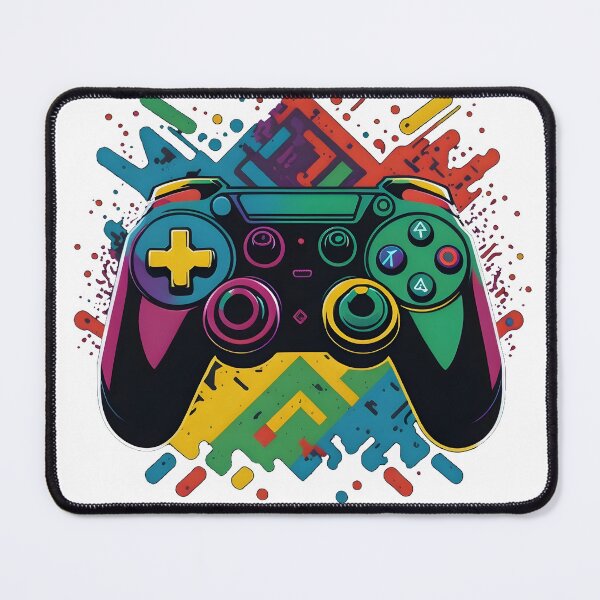 Item preview, Gamble with a colorful gaming controller designed and sold by BearsAndSkulls.