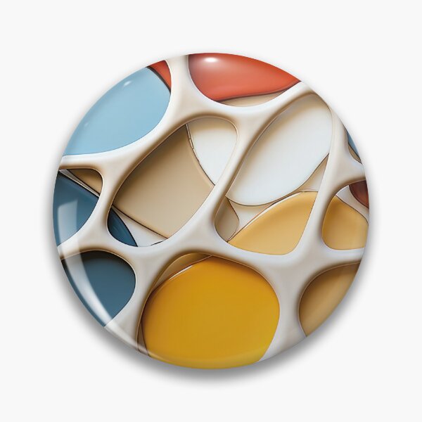 Item preview, Abstract geometric background with multicolored shapes designed and sold by libanmax.