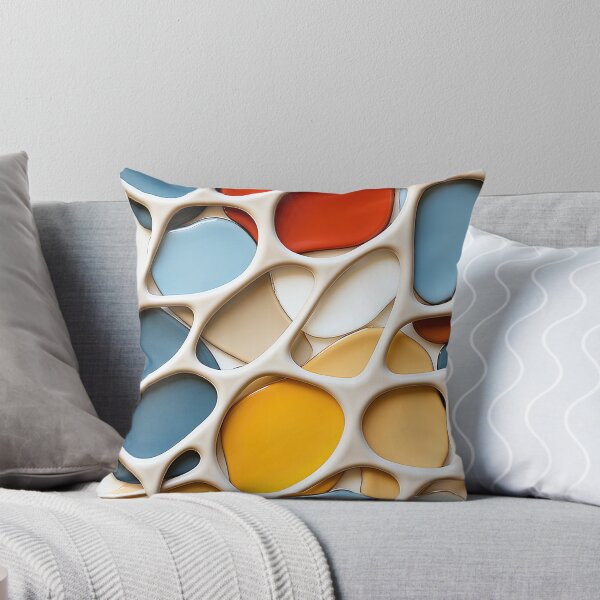 Item preview, Abstract geometric background with multicolored shapes designed and sold by libanmax.