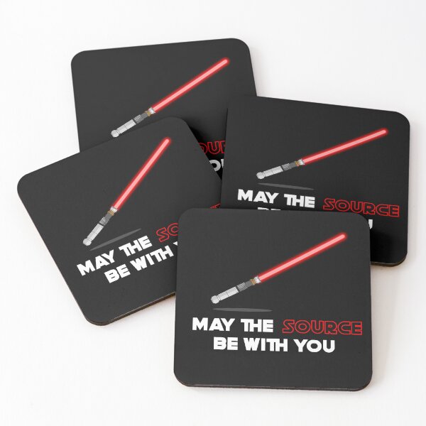 Item preview, Copy of May the source be with you(red) designed and sold by Code  Monkeys.