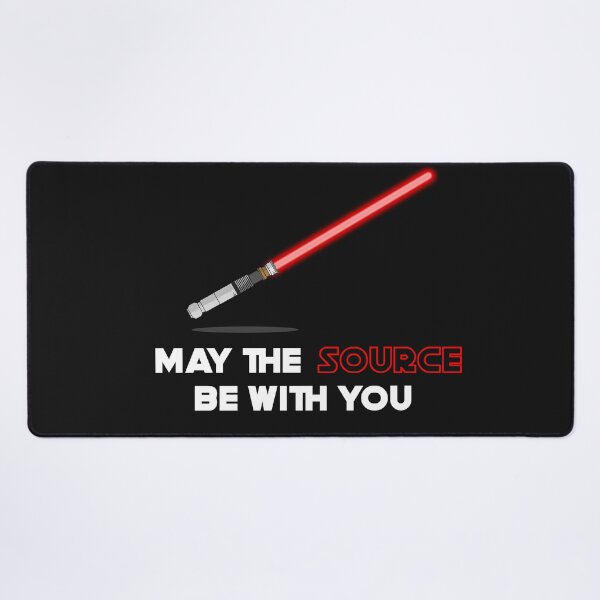 Item preview, Copy of May the source be with you(red) designed and sold by Code  Monkeys.