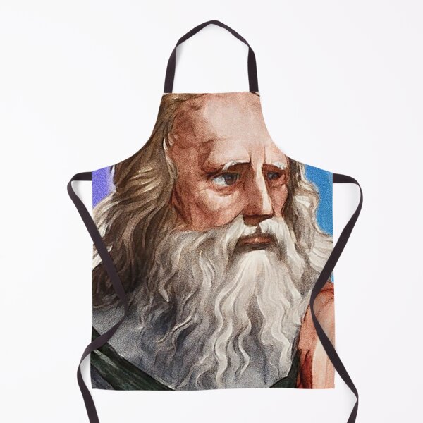 Item preview, Greek Philosopher Plato - blue - illustration  designed and sold by Litstoy.