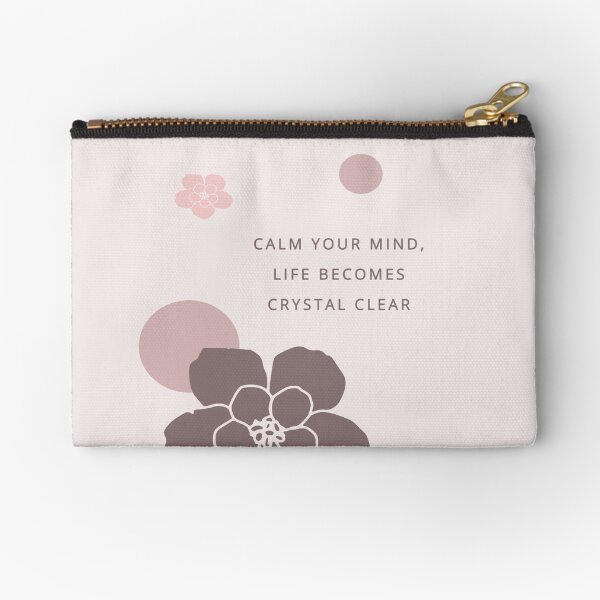 Calm Vibes Zipper Pouch