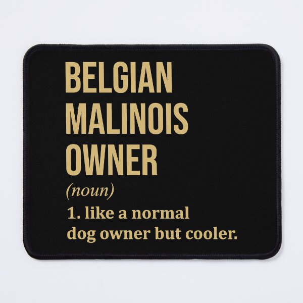 Item preview, Belgian Malinois Dog Owner Definition in Gold designed and sold by XCIV.
