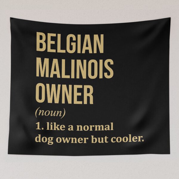 Item preview, Belgian Malinois Dog Owner Definition in Gold designed and sold by XCIV.