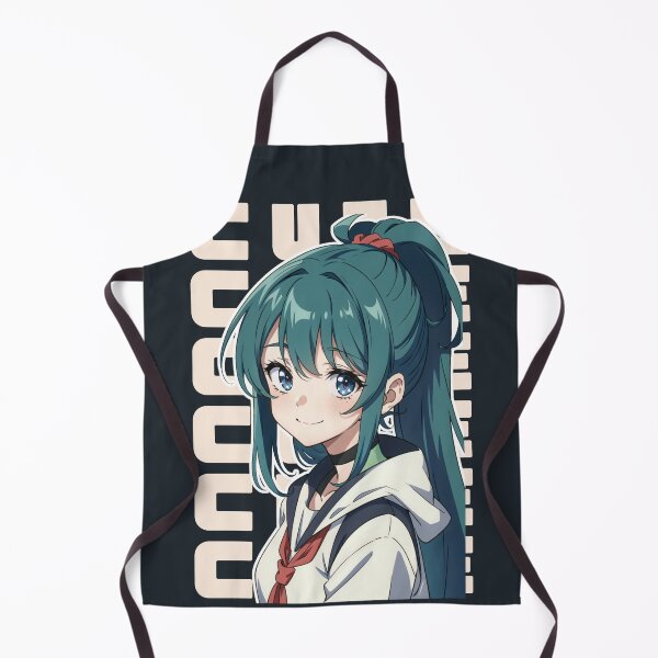 Item preview, Cute Anime Waifu With Deep Green Hair designed and sold by Noxartech23.