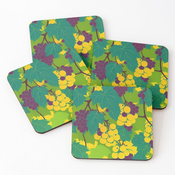 Item preview, Grapes in Green and Blue Pattern designed and sold by UllaSformat.