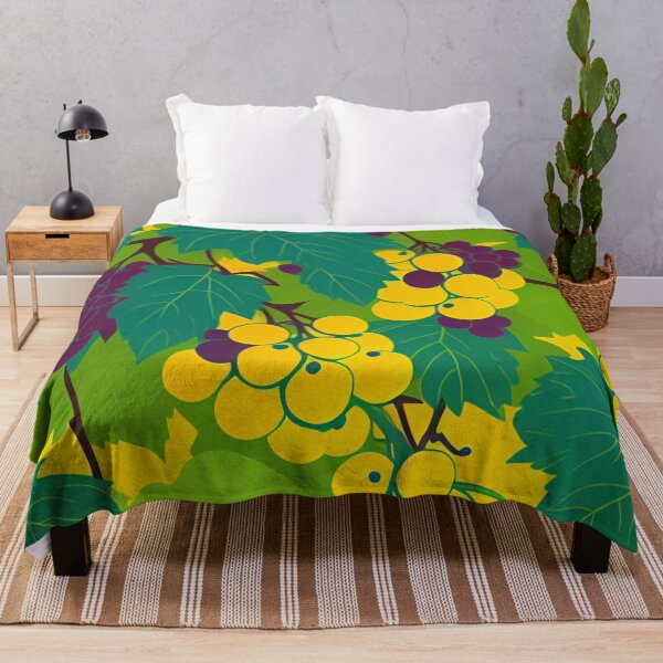 Item preview, Grapes in Green and Blue Pattern designed and sold by UllaSformat.