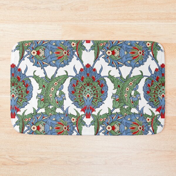 Item preview, Boho,bohemian,blue flowers,butterflies,iznik,ottoman ,floral art designed and sold by MariaMarinova.
