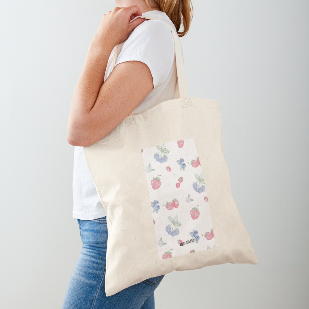 Summer Berries Print Tote Bag for Sale by TADPOLE AVENUE