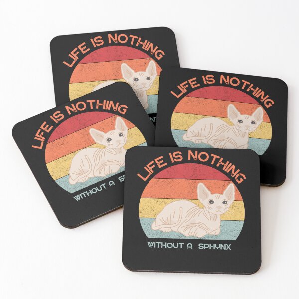 Item preview, Life is nothing without a sphynx designed and sold by CuteCatsCoffee.