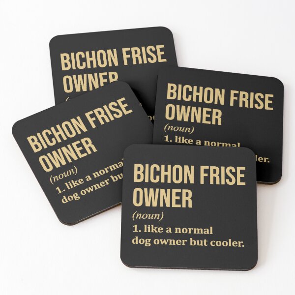 Item preview, Bichon Frise Dog Owner Definition in Gold designed and sold by XCIV.