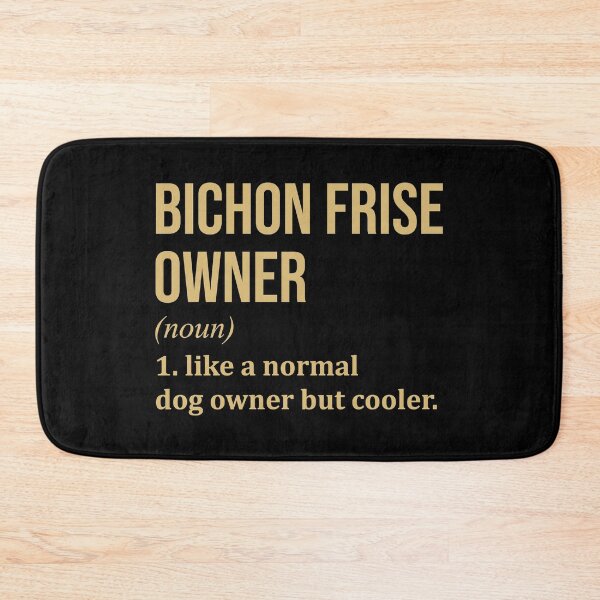 Item preview, Bichon Frise Dog Owner Definition in Gold designed and sold by XCIV.