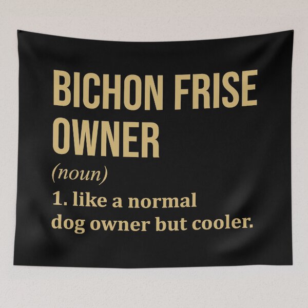 Item preview, Bichon Frise Dog Owner Definition in Gold designed and sold by XCIV.
