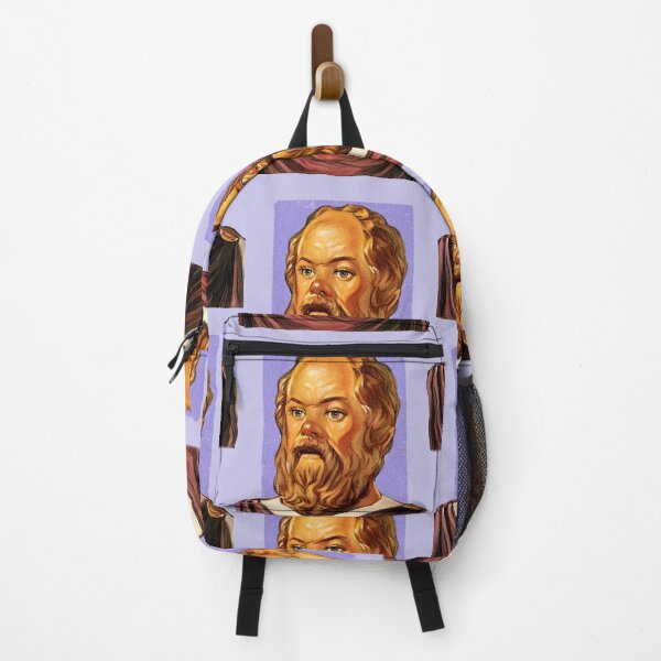 Item preview, Greek Philosopher Socrates - purple - illustration  designed and sold by Litstoy.