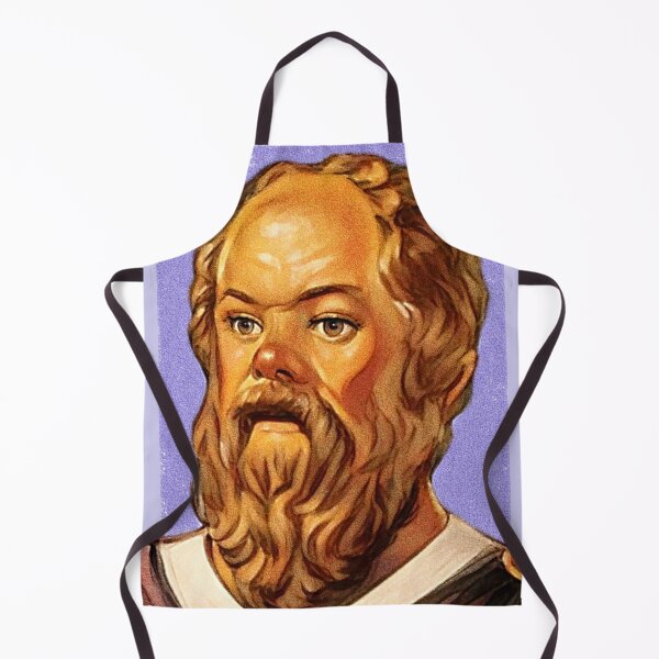 Item preview, Greek Philosopher Socrates - purple - illustration designed and sold by Litstoy.