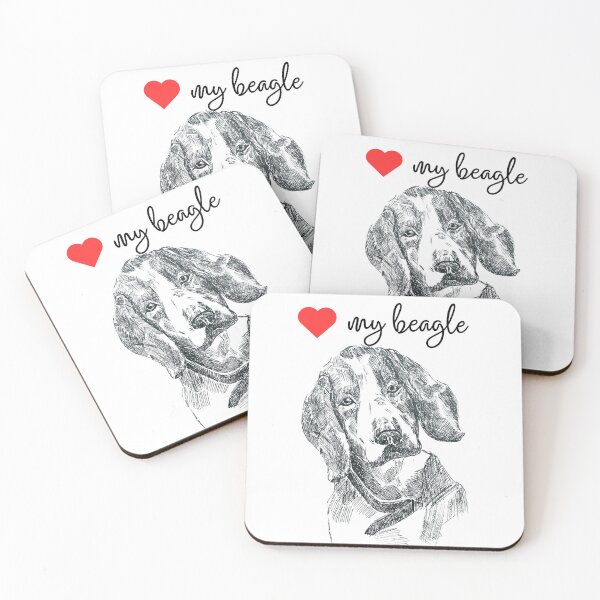 Item preview, Love my beagle designed and sold by artcollectionc.