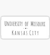 University of Missouri-Kansas City Sticker
