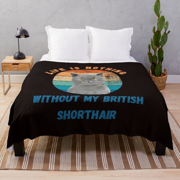 Artikelvorschau, Life is nothing without my british shorthair entworfen und verkauft von CuteCatsCoffee.