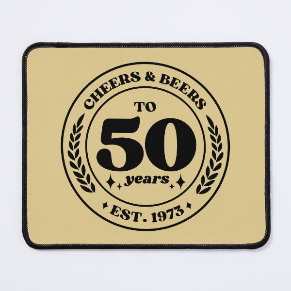 Item preview, Cheers & Beers To 50 Years Est. 1973 designed and sold by simmoredsign.
