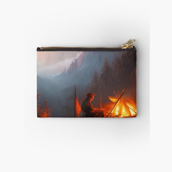 Item preview, Wanderlust: A Cozy Night by the Campfire Digital AI Art designed and sold by stine1.