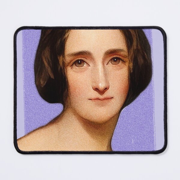 Item preview, English Novelist Mary Shelley - purple - illustration designed and sold by Litstoy.