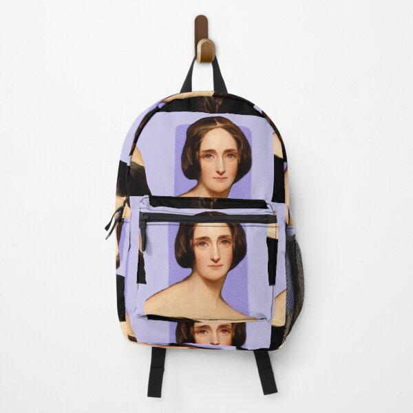 Item preview, English Novelist Mary Shelley - purple - illustration designed and sold by Litstoy.
