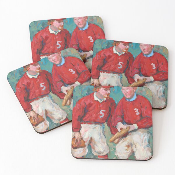 Item preview, two baseball players painting No: 1 designed and sold by MattOastler.