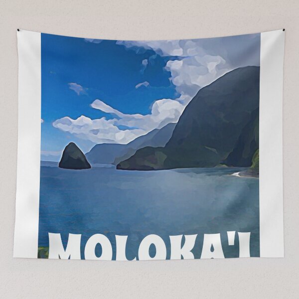 Item preview, Moloka'i - Hawai'i Poster designed and sold by ryanstravels.