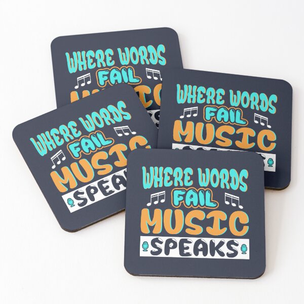 Item preview, WHEN WORDS FAIL MUSIC SPEAKS designed and sold by Billy Wong.