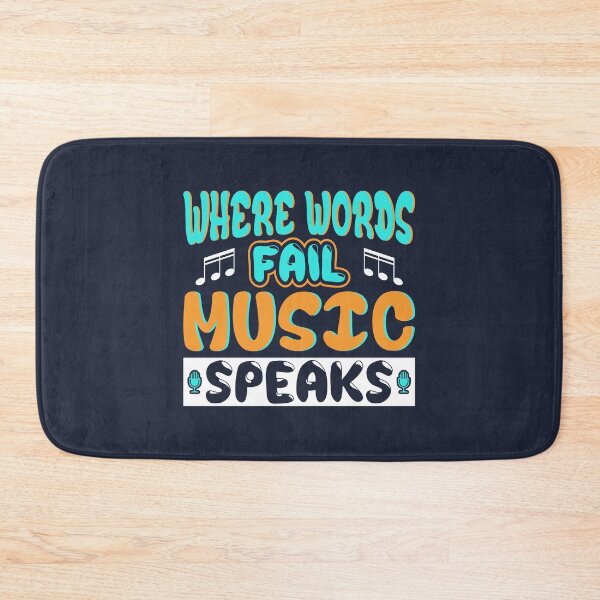 Item preview, WHEN WORDS FAIL MUSIC SPEAKS designed and sold by Billy Wong.