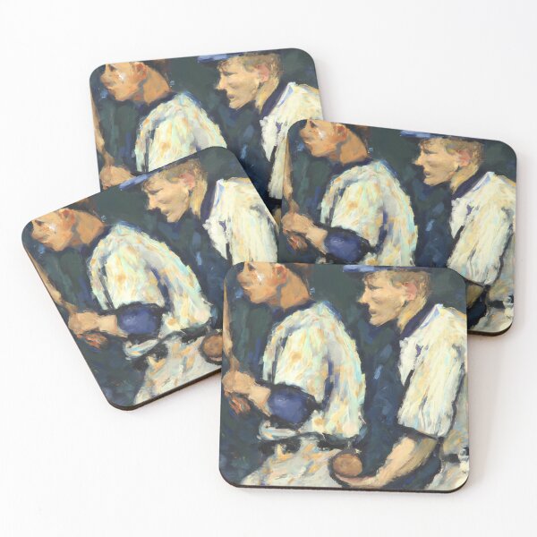 Item preview, two baseball players painting No: 2 designed and sold by MattOastler.