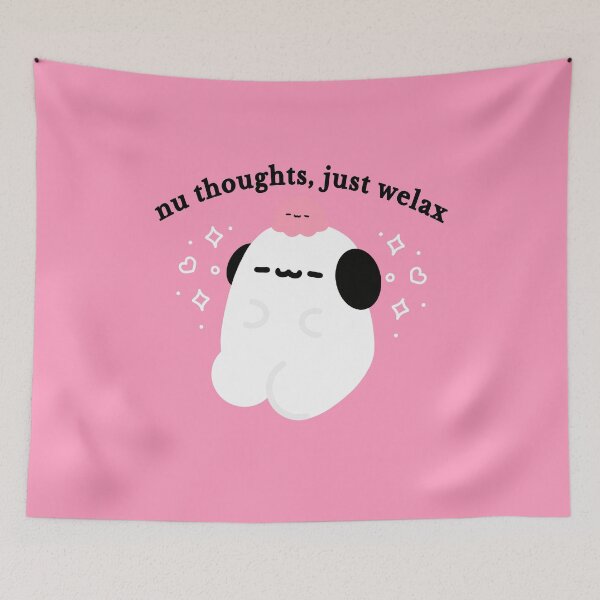 Item preview, nu thoughts, just welax designed and sold by derpycuteclub.