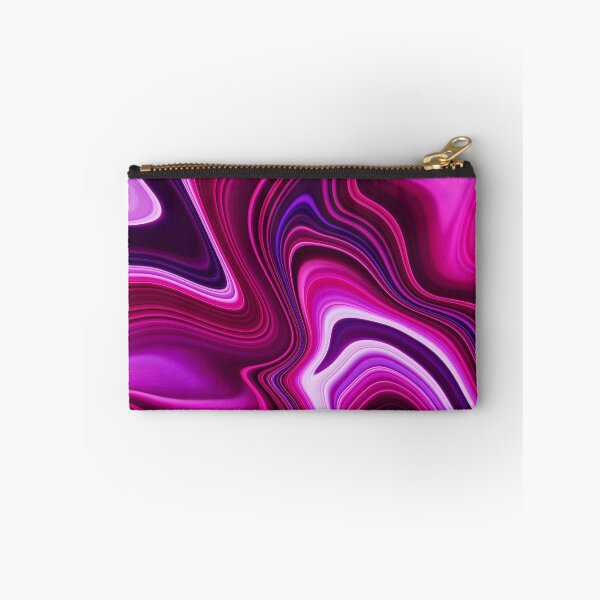 Item preview, Gorgeous shinny pink and purple liquid paint marble pattern designed and sold by 1Celery.