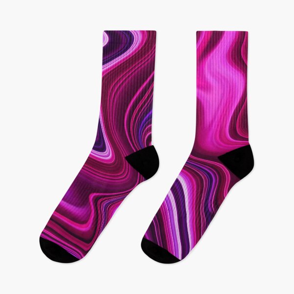 Item preview, Gorgeous shinny pink and purple liquid paint marble pattern designed and sold by 1Celery.