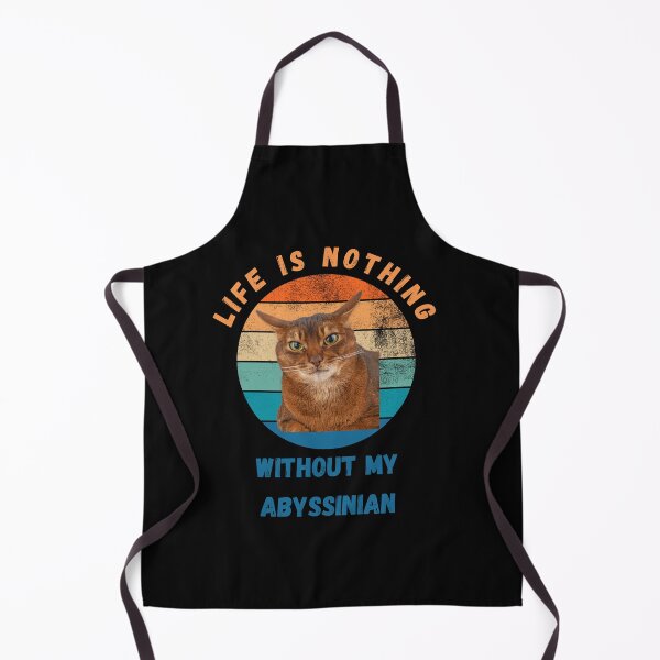 Item preview, Life is nothing without my abyssinian designed and sold by CuteCatsCoffee.