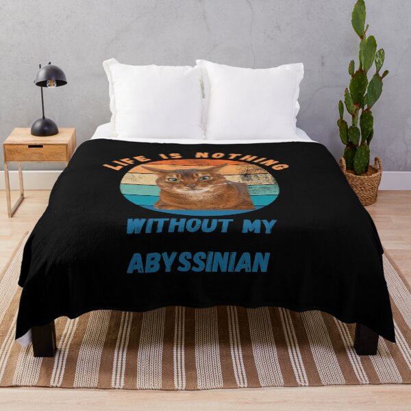 Item preview, Life is nothing without my abyssinian designed and sold by CuteCatsCoffee.