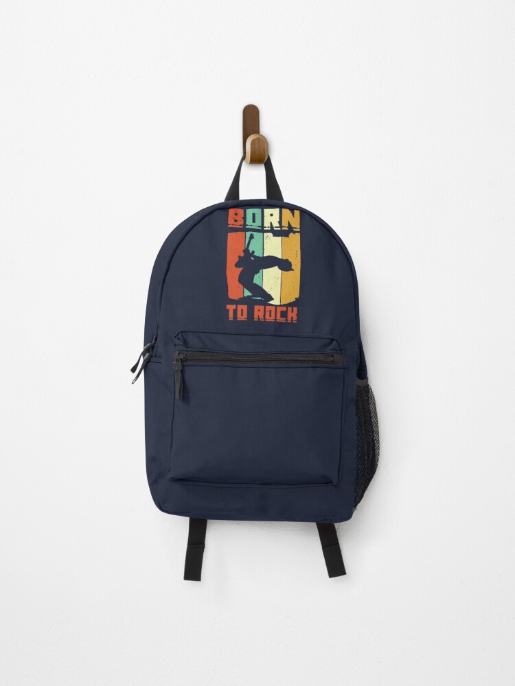 Thumbnail 1 of 3, Backpack, BORN TO ROCK designed and sold by canimarket.