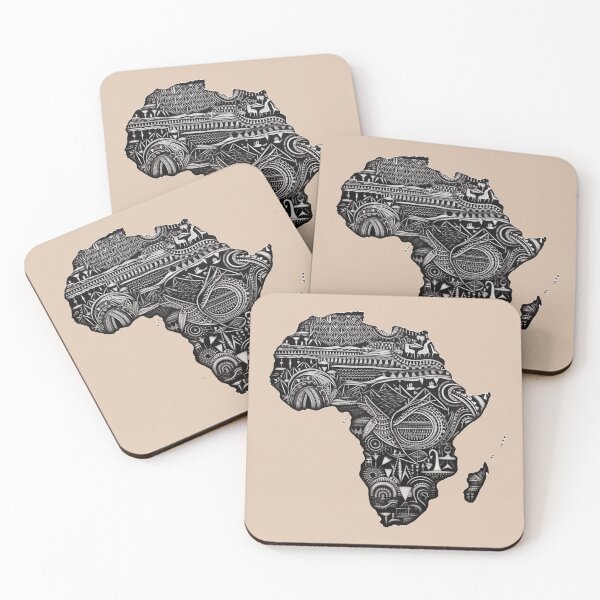Item preview, Map of Africa designed and sold by Myra365Art.