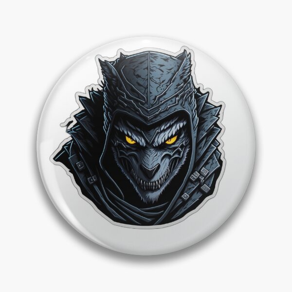 Item preview, Evil Ninja Wolf Sticker designed and sold by ZamaArts.